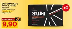 Alì Supermercati Caffè macinato Pellini offerta
