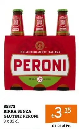 Zona Birra senza glutine Peroni offerta