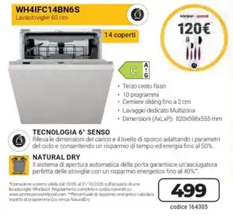 Whirlpool Lavastoviglie 60 cm