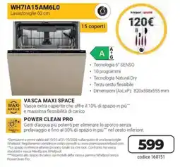 FreeShop Whirlpool Lavastoviglie offerta