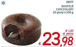 Zona Soufflé cioccolato offerta