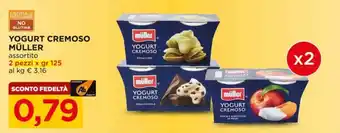 Yogurt cremoso Müller