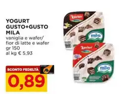 Alì Supermercati Yogurt Gusto+Gusto Mila offerta