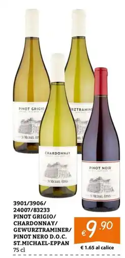Zona Pinot Grigio/Chardonnay/Gewurztraminer/Pinot Nero D.O.C. St.Michael-Eppan offerta