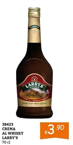 Zona Crema al whisky Larry's offerta