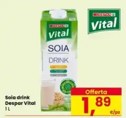 Eurospar Soia drink Despar Vital offerta