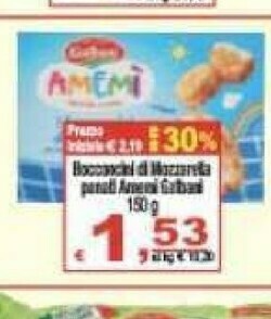 CTS Supermercati Mozzarella offerta