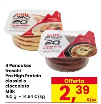 Pancakes freschi Pro High Protein Milk