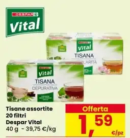 Despar Tisane assortite Despar Vital offerta