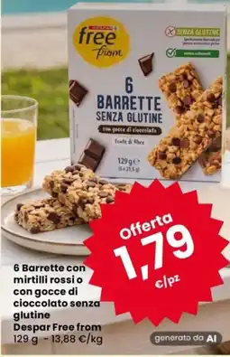 Despar Barrette senza glutine Despar Free from offerta