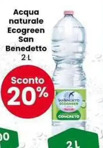 Acqua naturale Ecogreen San Benedetto