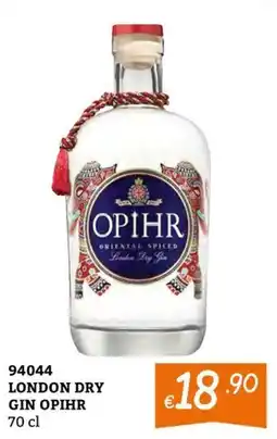 Zona London Dry Gin Opihr offerta