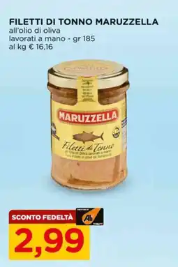 Alì Supermercati Filetti di Tonno Maruzzella offerta