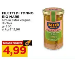 Alì Supermercati Filetti di Tonno Rio Mare offerta