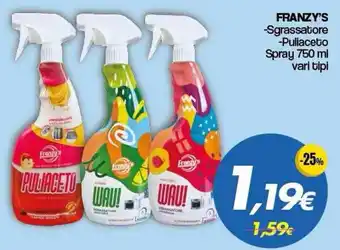Franzy's Sgrassatore-Pulliaceto Spray