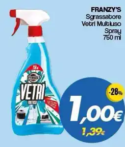 Franzy's Franzy's Sgrassatore Vetri Multiuso offerta
