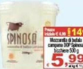 CTS Supermercati Mozzarella di bufala offerta