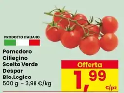 Despar Pomodoro Ciliegino Scelta Verde Despar Bio,Logico offerta