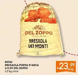 Zona Bresaola punta d'anca del zoppo offerta