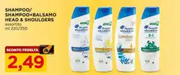 Alì Supermercati Shampoo/balsamo head & shoulders offerta