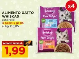 Alì Supermercati Alimento gatto Whiskas offerta