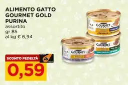 Alì Supermercati Alimento gatto gourmet gold purina offerta