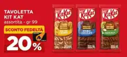 Alì Supermercati Tavoletta Kit Kat assortita offerta