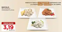 Alì Supermercati Baccalà alla vicentina/mantecato/in umido offerta