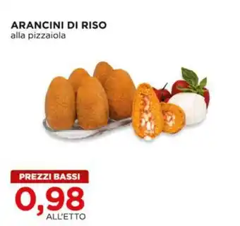Arancini di riso alla pizzaiola