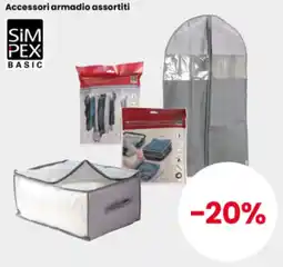 Interspar Accessori armadio assortiti Simpex Basic offerta