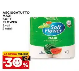 Alì Supermercati Asciugatutto Soft Flower Maxi offerta