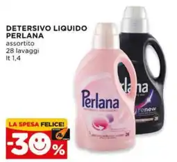 Alì Supermercati Detersivo liquido Perlana offerta