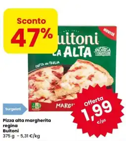 Eurospar Pizza alta margherita regina Buitoni offerta