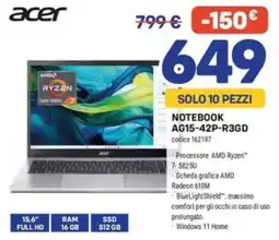FreeShop Acer Notebook AG15-42P-R3GD offerta