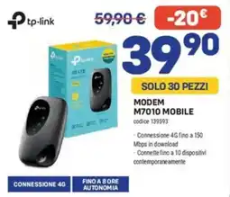 FreeShop Tp-link modem mobile M7010 offerta