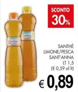 PrestoFresco Santhè limone/pesca Sant'Anna offerta