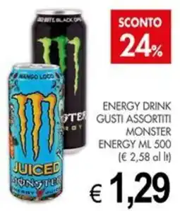 PrestoFresco Energy drink gusti assortiti Monster offerta