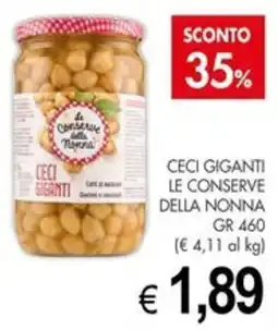 PrestoFresco Ceci giganti le conserve della nonna offerta