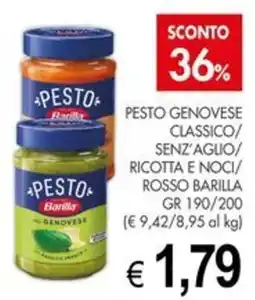 PrestoFresco Pesto genovese Barilla offerta