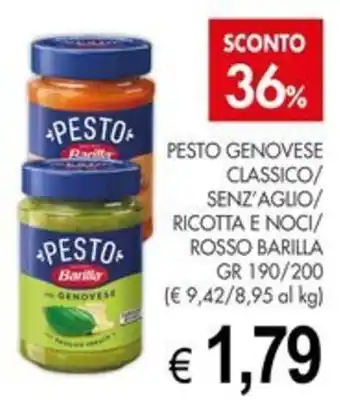 Pesto genovese Barilla