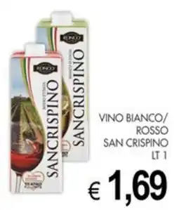PrestoFresco Vino bianco/rosso San Crispino offerta