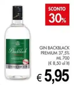 PrestoFresco Gin Backblack Premium offerta