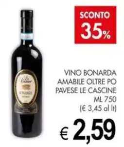 PrestoFresco Vino Bonarda Amabile Oltre Po Pavese Le Cascine offerta