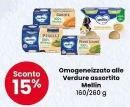 Interspar Omogeneizzato alle Verdure assortito Mellin offerta