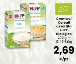 Interspar Crema di Cereali assortita HiPP Biologico offerta