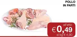 In Coop Pollo in parti offerta