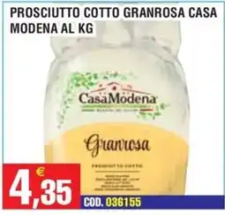 Immenso Cash Prosciutto cotto Granrosa Casa Modena offerta