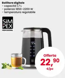 Interspar Bollitore digitale Simpex Professional offerta