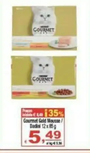 Gourmet gold mousse