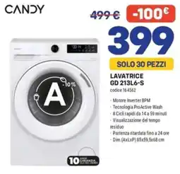 FreeShop Candy lavatrice offerta